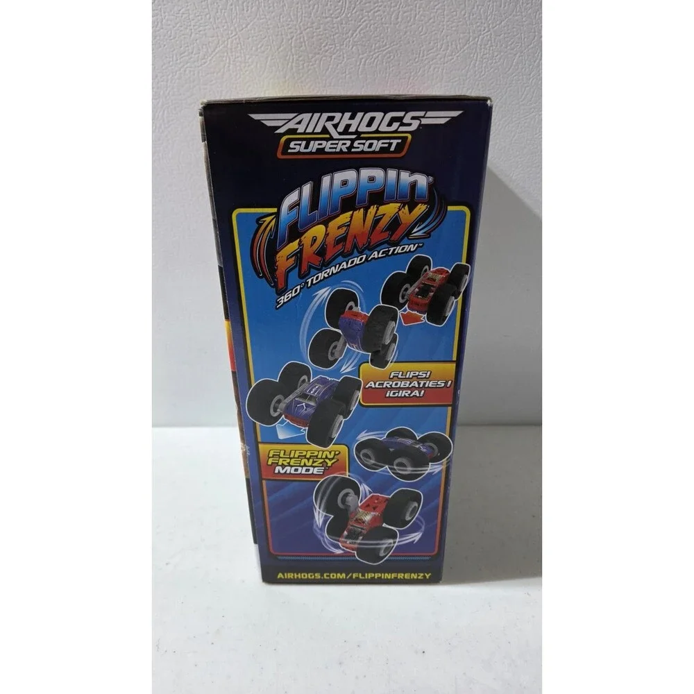 Air Hogs Super Soft, Flippin’ Frenzy, 360 Spinning Action, 2-in-1 Stunt Vehic...